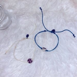 p u r a   v i d a  ||  2 ct beach coin bracelets · · · osfa nwot